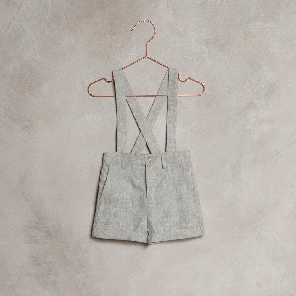 Noralee Suspender short / Heathered dusty gray